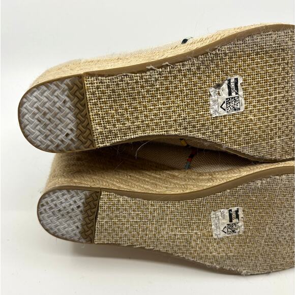 TOMS Women’s Whisper Burlap Suede Natural Desert Wedge Ankle Boots | Size 12 - Picture 14 of 16